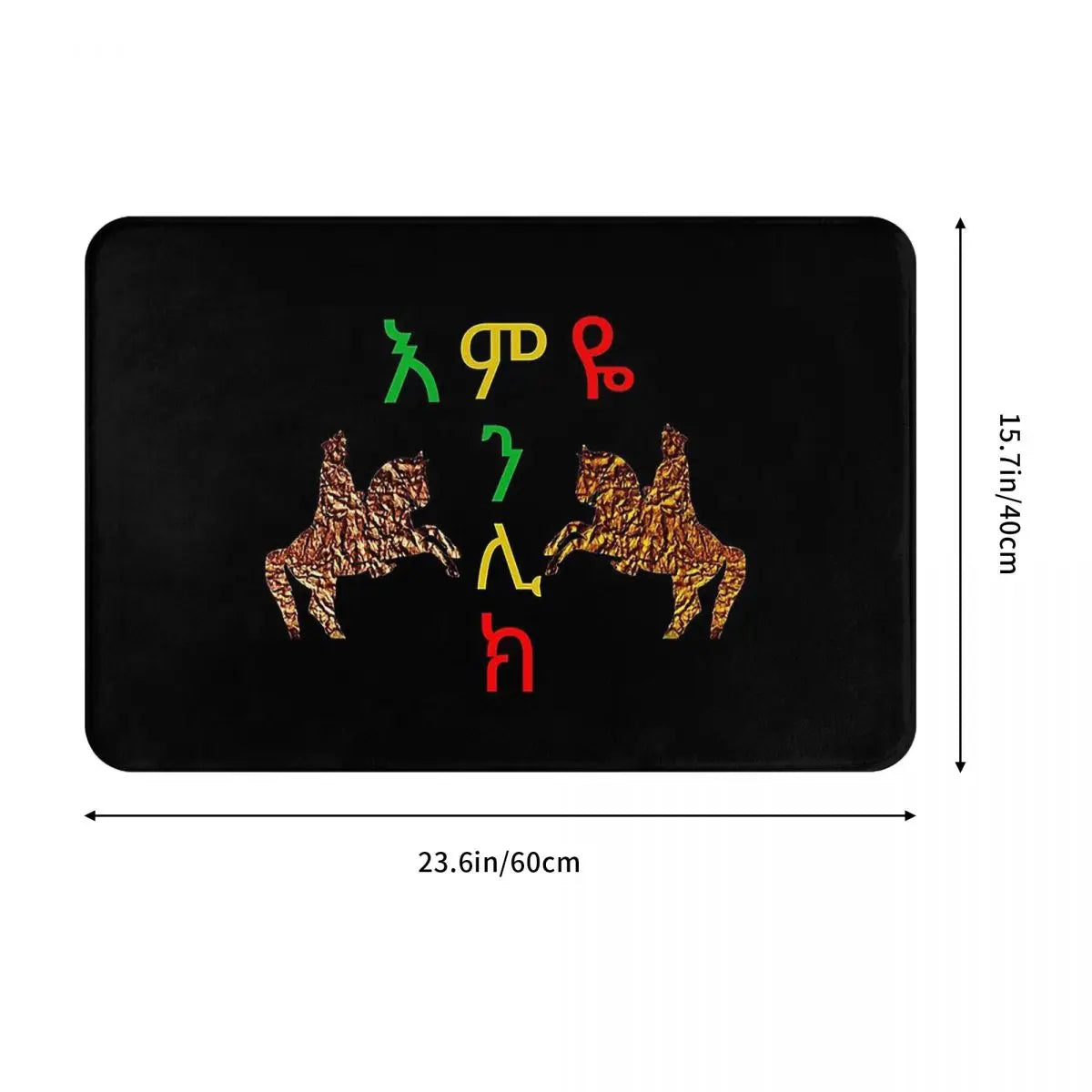 Ethiopian Cross Art Ethiopia Bath Mat Cow Doormat Living Room Carpet Entrance Door Rug Home Decoration